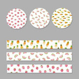 3 Rolls Washi Masking Tape Set Petal Animal Flower Paper Masking Tapes Japanese Washi Tape DIY Scrapbooking Sticker, 15mm x 5m