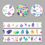 3 Rolls Washi Masking Tape Set Petal Animal Flower Paper Masking Tapes Japanese Washi Tape DIY Scrapbooking Sticker, 15mm x 5m